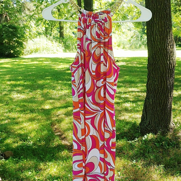 Offer $18🌷Michael Kors Halter Dress Paisley - Picture 3 of 8